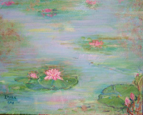 Water Lillies Note Cards